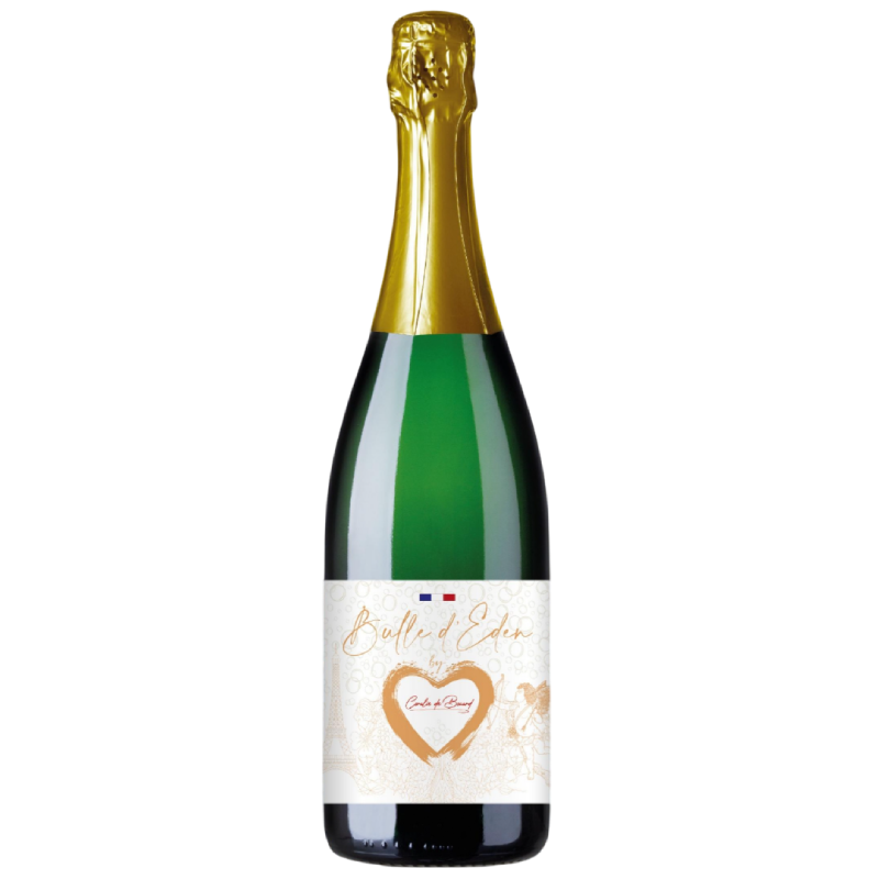 Bulle d’Éden – Vin blanc pétillant désalcoolisé Vin de France